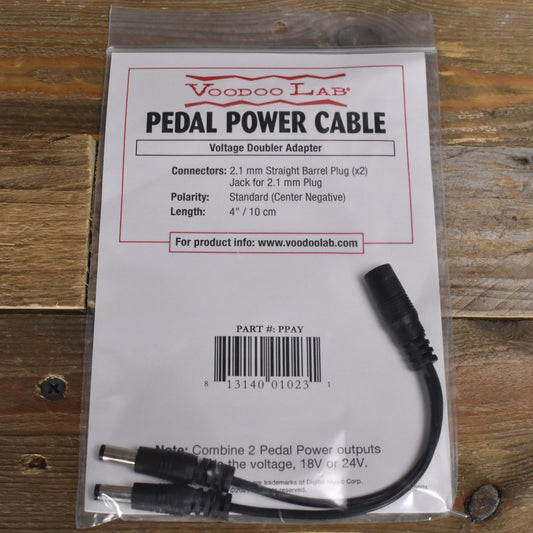 Voodoo Lab PPAY Voltage Doubler Adapter Cable