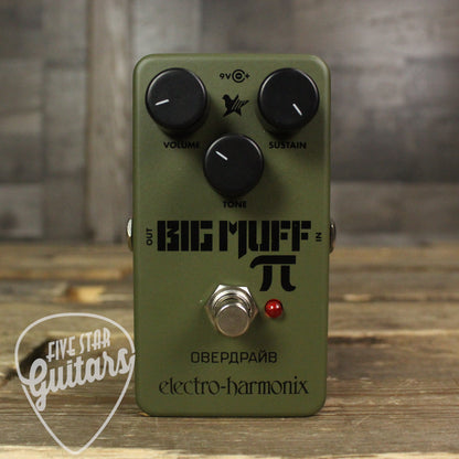 EHX Green Russian Big Muff Pi Fuzz