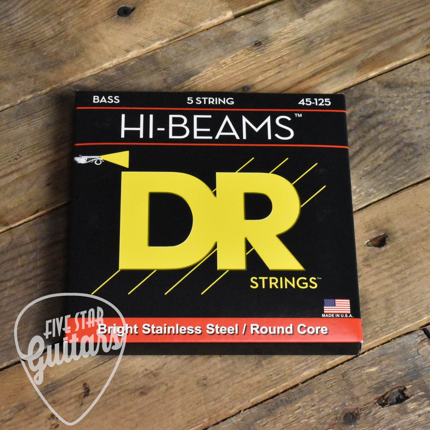 DR Hi Beam 5-String Bass Electric Guitar Strings MR5-45 45-125