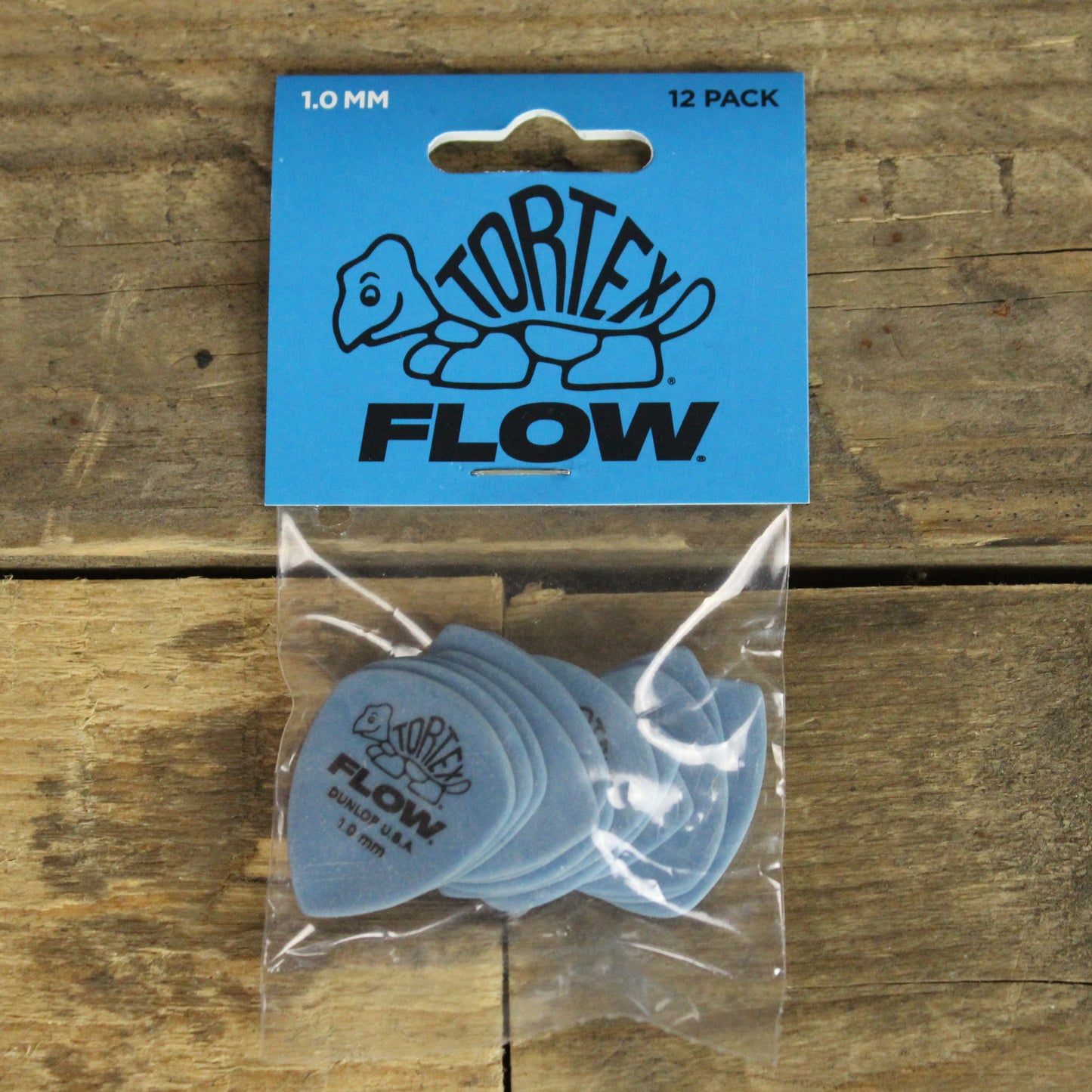 Dunlop Tortex Flow 1.0mm Guitar Picks - 12 Pack - 558P100