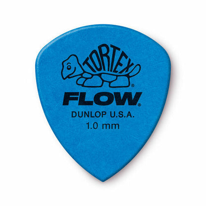 Dunlop Tortex Flow 1.0mm Guitar Picks - 12 Pack - 558P100