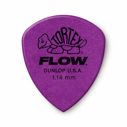 Dunlop Tortex Flow 1.14mm Guitar Picks - 12 Pack - 558P114