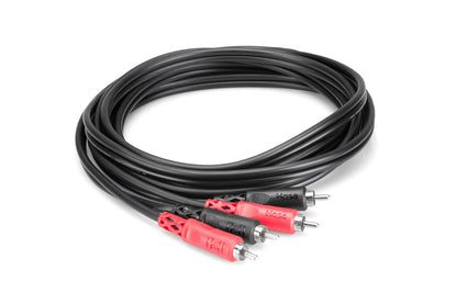 Hosa Stereo Interconnect Cable Dual RCA to Dual RCA - 2m - CRA-202