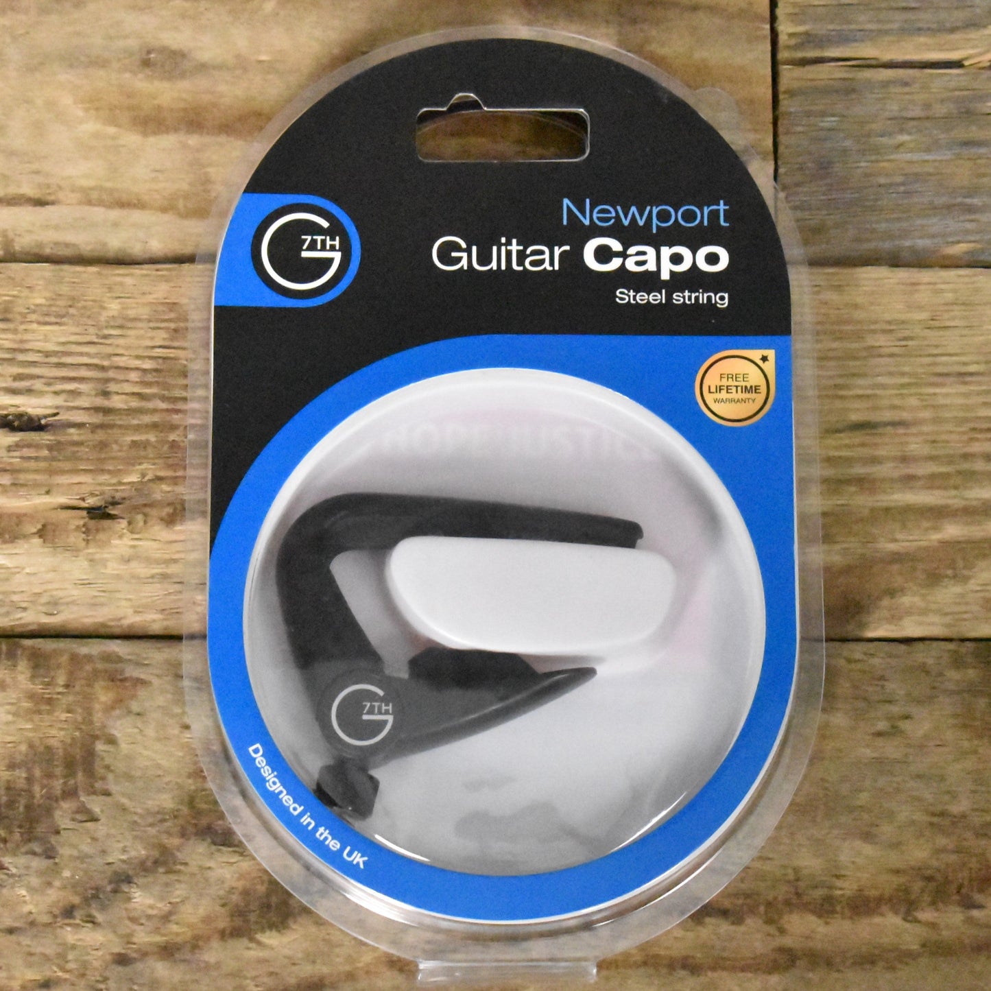 G7th Newport 6 Steel String Guitar Capo - Black - G7NPBK-U