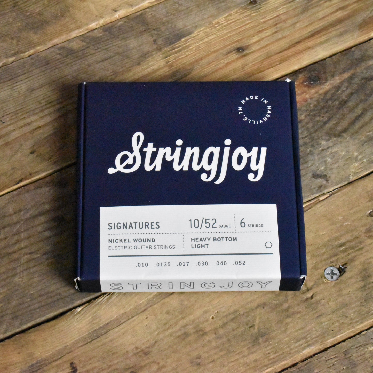 Stringjoy SJ-HVY10 Signatures Nickel Wound Electric Guitar Strings Heavy Bottom Light 10-52