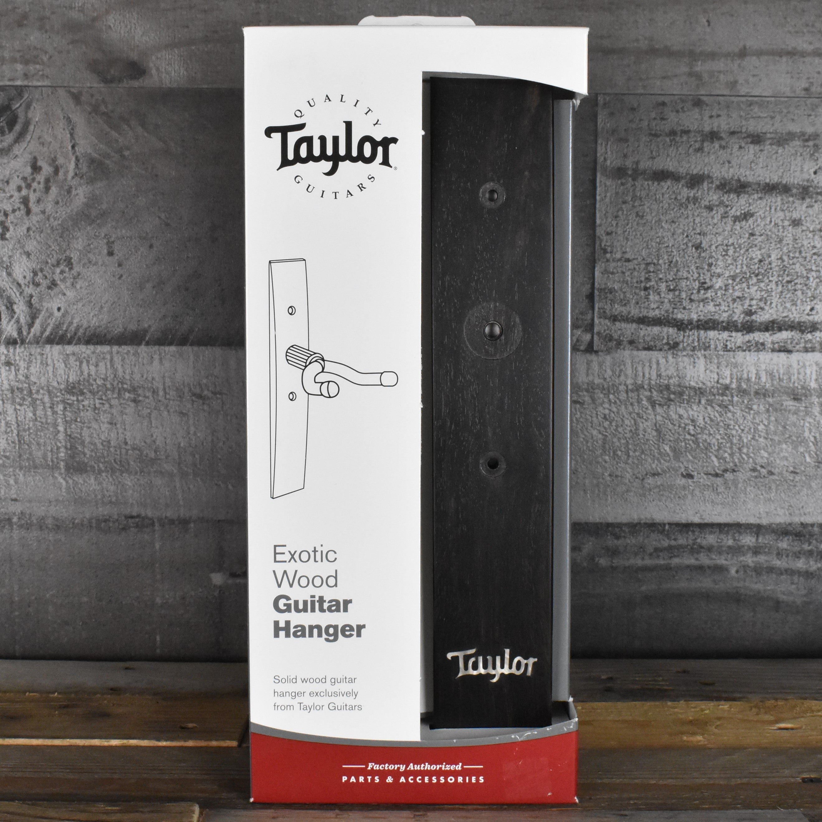 Taylor Ebony Guitar Hanger Taylor inlay – Five Star Guitars