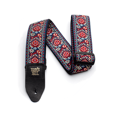 Ernie Ball 2" Jacquard Guitar/Bass Strap - Royal Bloom