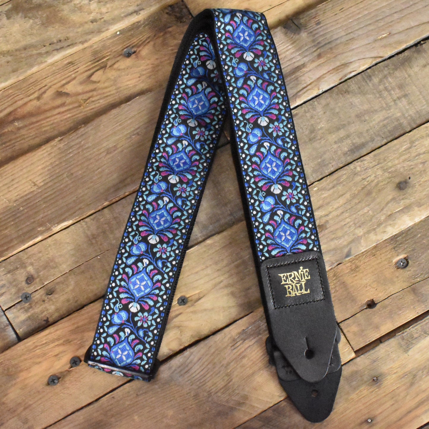 Ernie Ball P04097 Indigo Orchid Jacquard Strap