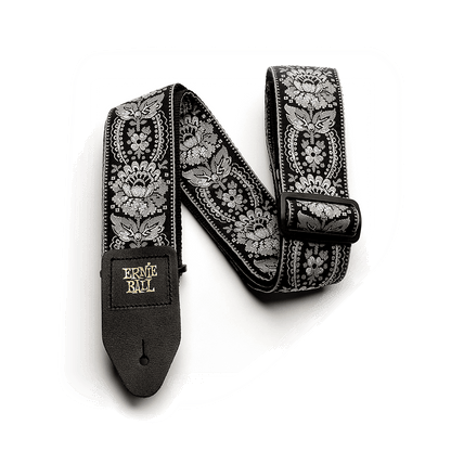 Ernie Ball P04150 Silver Orleans Jacquard Strap