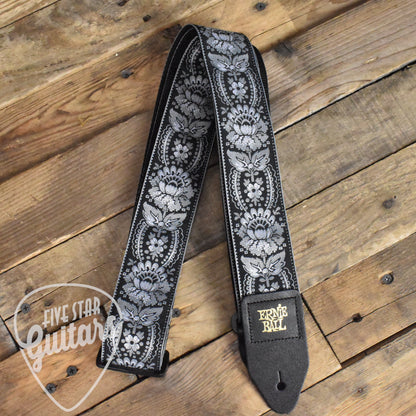 Ernie Ball P04150 Silver Orleans Jacquard Strap