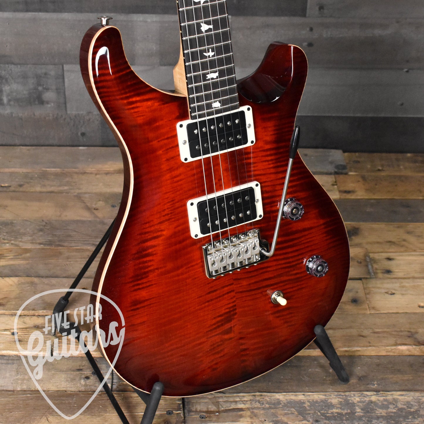 Paul Reed Smith CE 24 - Fire Red Burst with Gig Bag