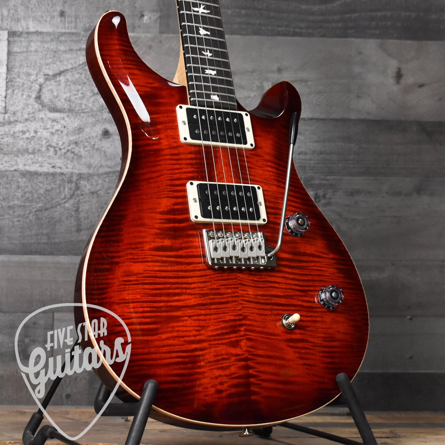 Paul Reed Smith CE 24 - Fire Red Burst with Gig Bag