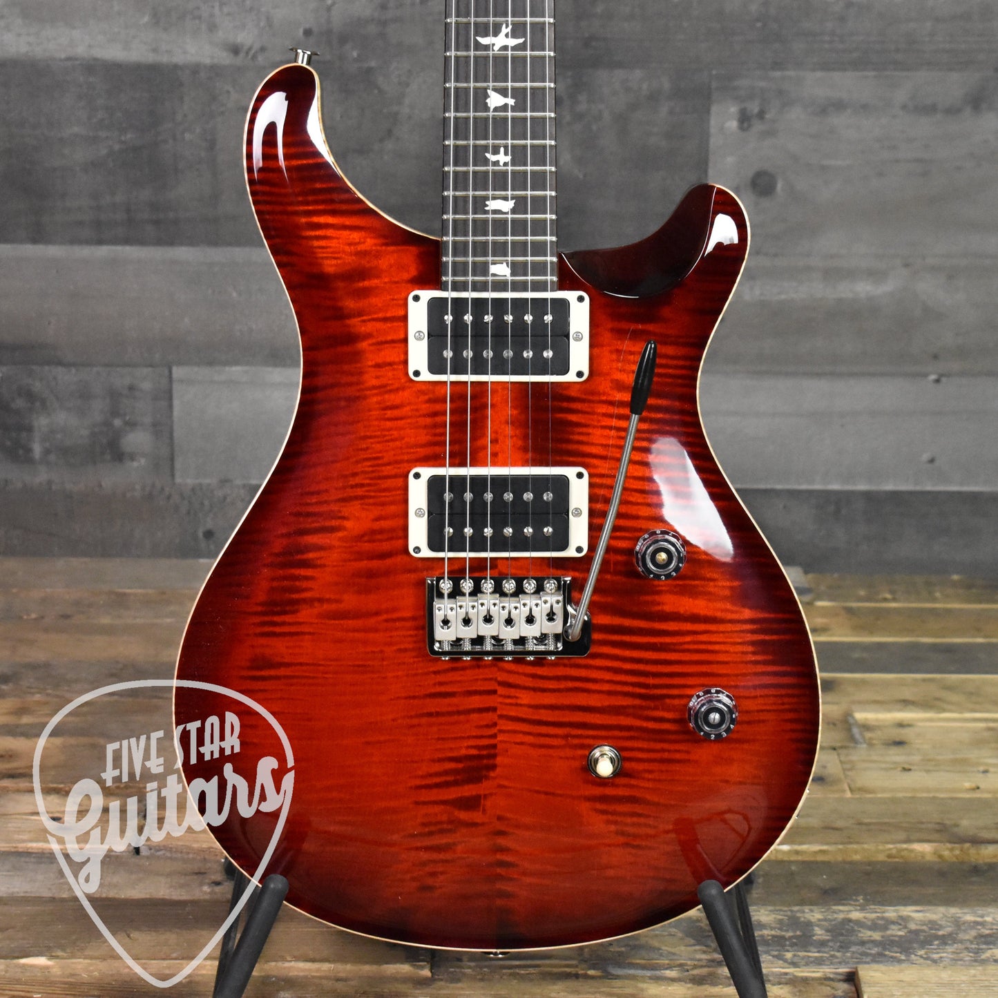 Paul Reed Smith CE 24 - Fire Red Burst with Gig Bag