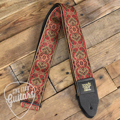Ernie Ball P04162 Crimson Paisley Jacquard Strap