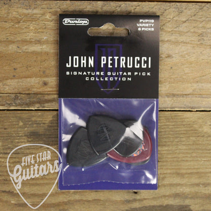 Dunlop John Petrucci Guitar Pick Variety Pack - Pack of 6 - PVP119