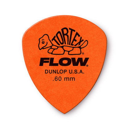 Dunlop Tortex Flow .60mm Guitar Picks - 12 Pack - 558P060