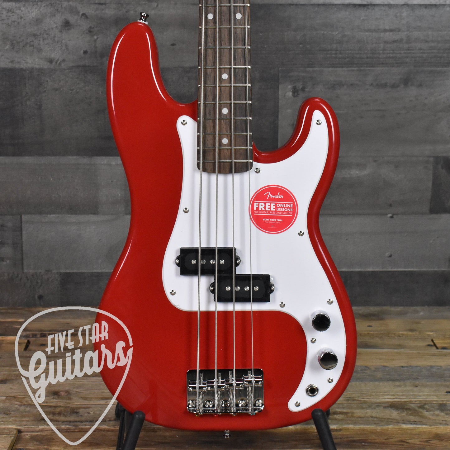 Squier Mini P Bass - Dakota Red