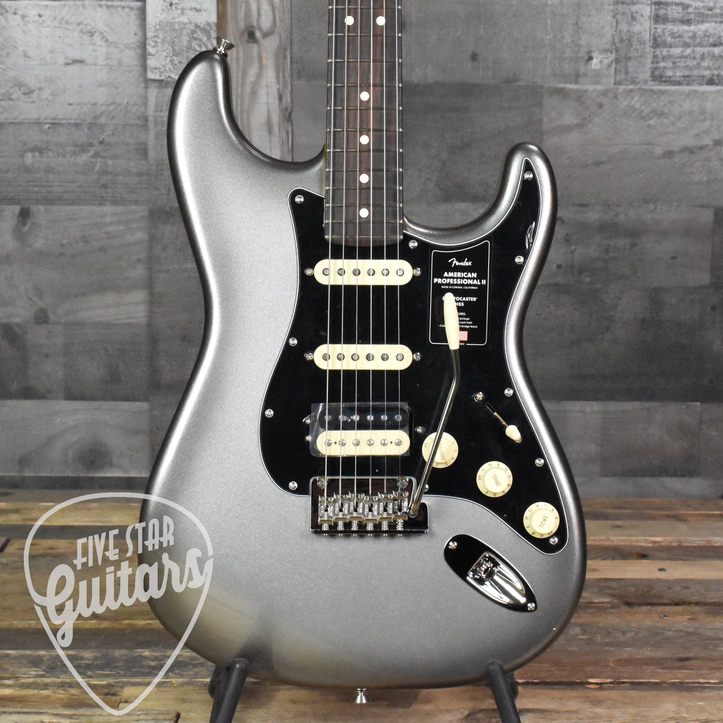 Fender American Professional II Stratocaster HSS - Mercury with Hard Shell Case