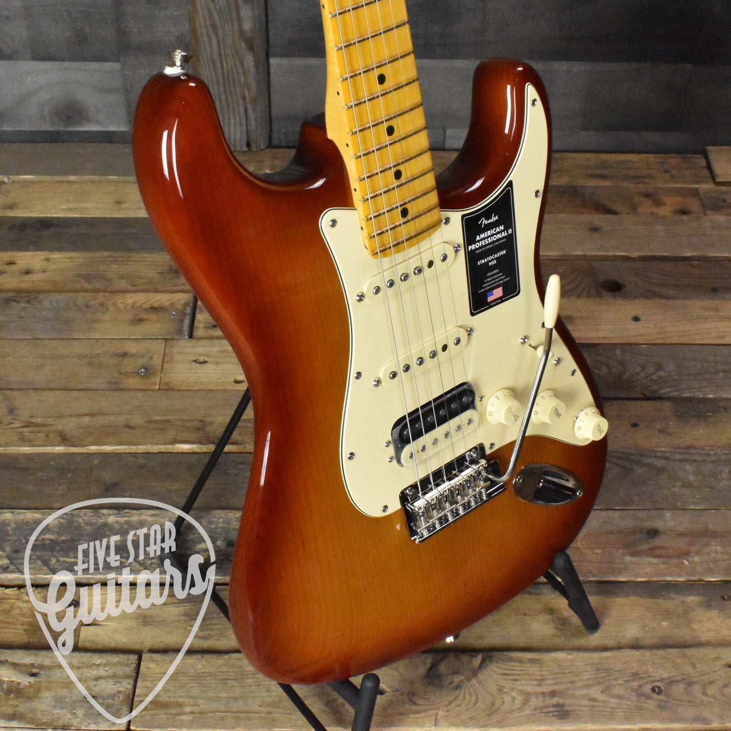 Fender American Professional II Stratocaster HSS - Sienna Sunburst with Hard Shell Case