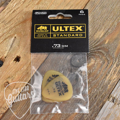 Dunlop Ultex Standard .73mm Guitar Picks - 6 Pack - 421P073