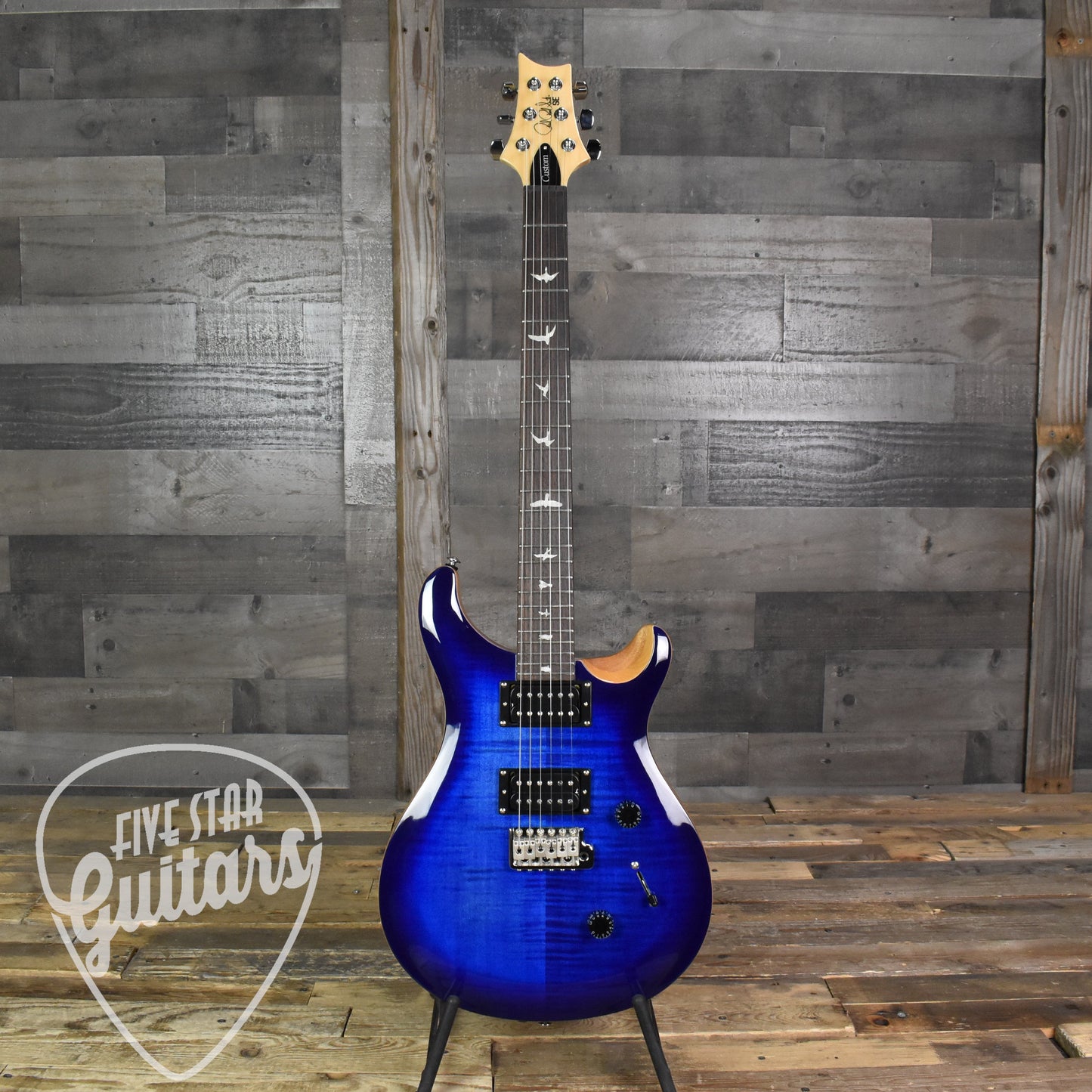 Paul Reed Smith SE Custom 24 - Faded Blue Burst with Gig Bag