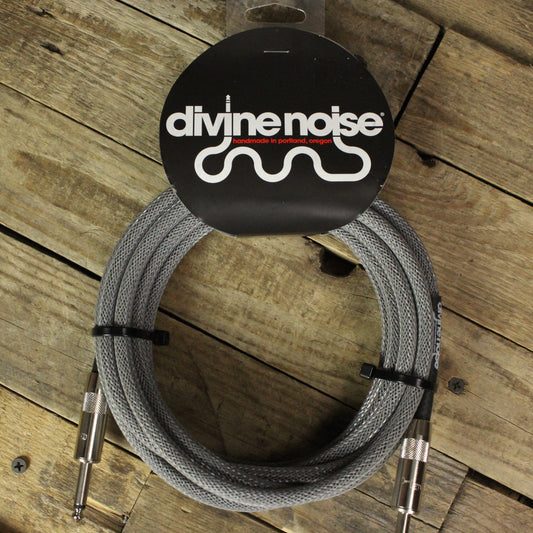 Divine Noise Straight to Straight 15ft Instrument Cable - Shimmer Tech Flex