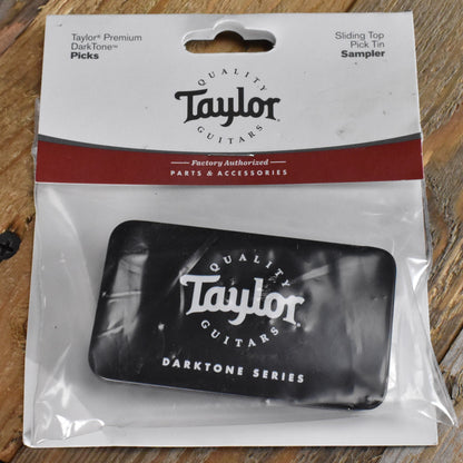 Taylor Darktone Series Guitar Pick Tin Assorted - 9 Pack