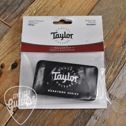 Taylor Darktone Series Guitar Pick Tin Assorted - 9 Pack