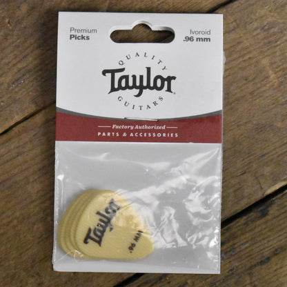 Taylor Premium Celluloid 351 Shape .96mm Ivoroid Guitar Picks - 6 Pack