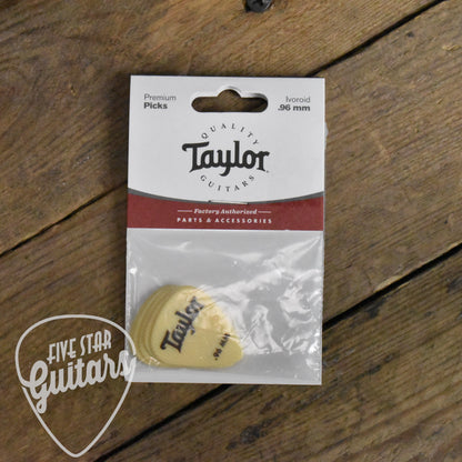 Taylor Premium Celluloid 351 Shape .96mm Ivoroid Guitar Picks - 6 Pack