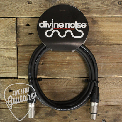 Divine Noise XLR Male to XLR Female 10ft Microphone Cable - Black