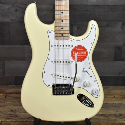 Squier Affinity Stratocaster Maple Fingerboard White Pickguard - Olympic White