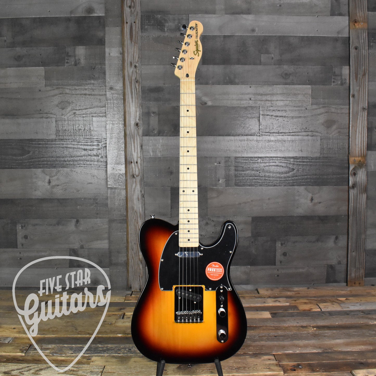 Squier Affinity Series Telecaster, Maple Fingerboard ? 3-Color Sunburst