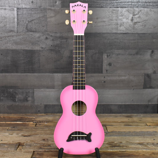 Makala Dolphin Uke Pink Burst