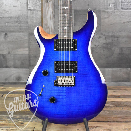 Paul Reed Smith SE Custom 24 Lefty - Faded Blue Burst with Gig Bag