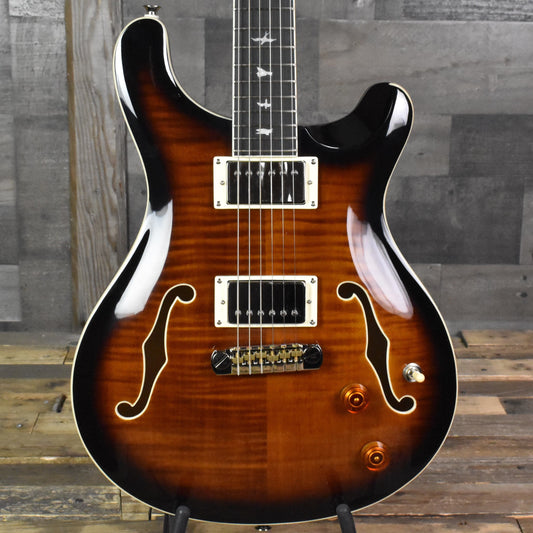 Paul Reed Smith SE Hollowbody II - Black Gold Burst with Hard Shell Case