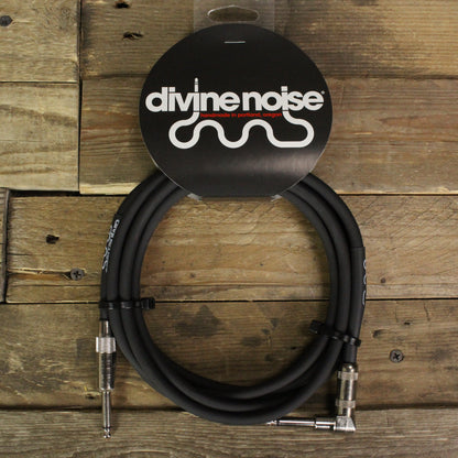 Divine Noise Straight-Right Angle G&H Tele Plug 10ft Instrument Cable - Black