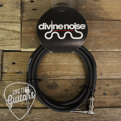 Divine Noise Straight-Right Angle G&H Tele Plug 10ft Instrument Cable - Black