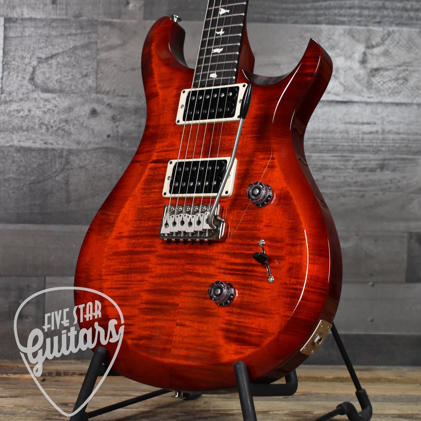 Paul Reed Smith S2 Custom 24  - Fire Red Burst with Gig Bag