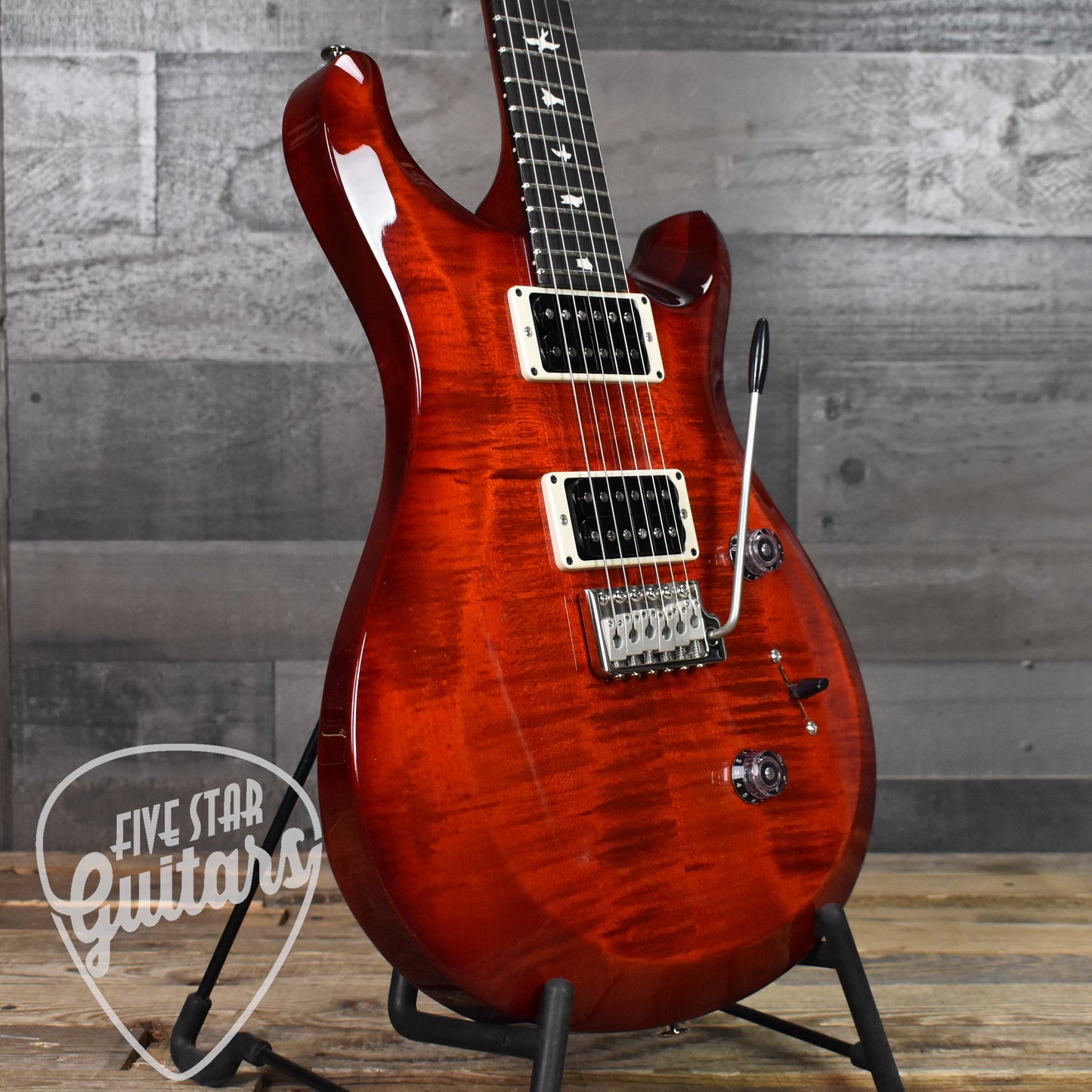 Paul Reed Smith S2 Custom 24  - Fire Red Burst with Gig Bag