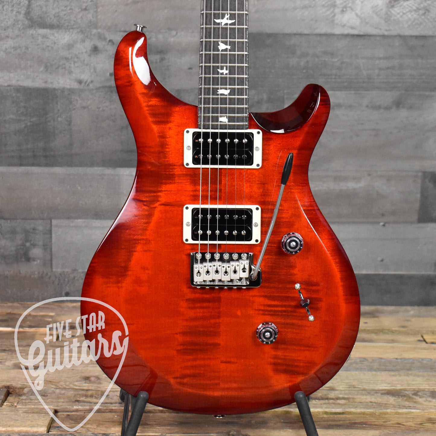 Paul Reed Smith S2 Custom 24  - Fire Red Burst with Gig Bag