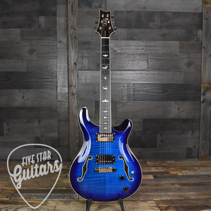 Paul Reed Smith Hollowbody II - Faded Blue Burst with Hard Shell Case