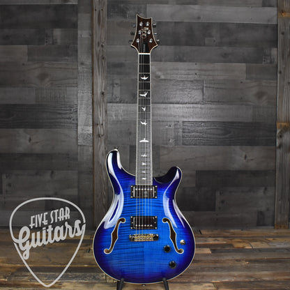 Paul Reed Smith Hollowbody II - Faded Blue Burst with Hard Shell Case