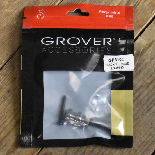 Grover Chrome Button Set for Straplock