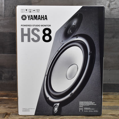 Yamaha HS8 Powered Studio Monitor (Single) - Black Cabinet