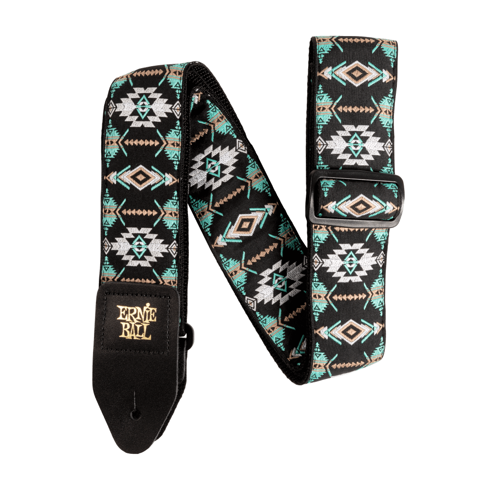 Ernie Ball P05325 Southwestern Turquoise Jacquard Strap