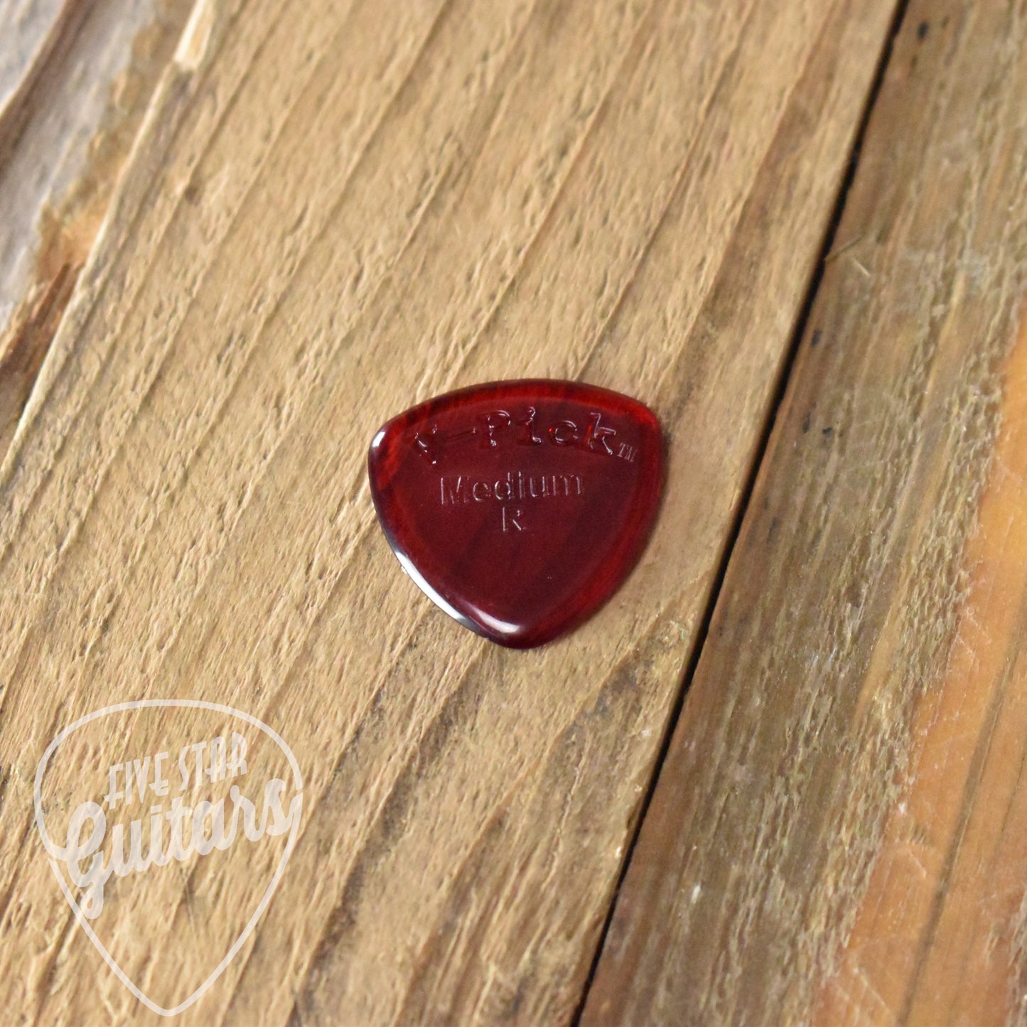 V-Picks Medium Rounded 2.75mm Ruby Red Guitar Pick - Single