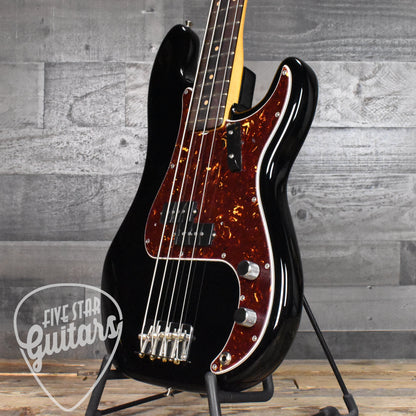 Fender American Vintage II 1960 Precision Bass Rosewood Fingerboard - Black with Hard Shell Case