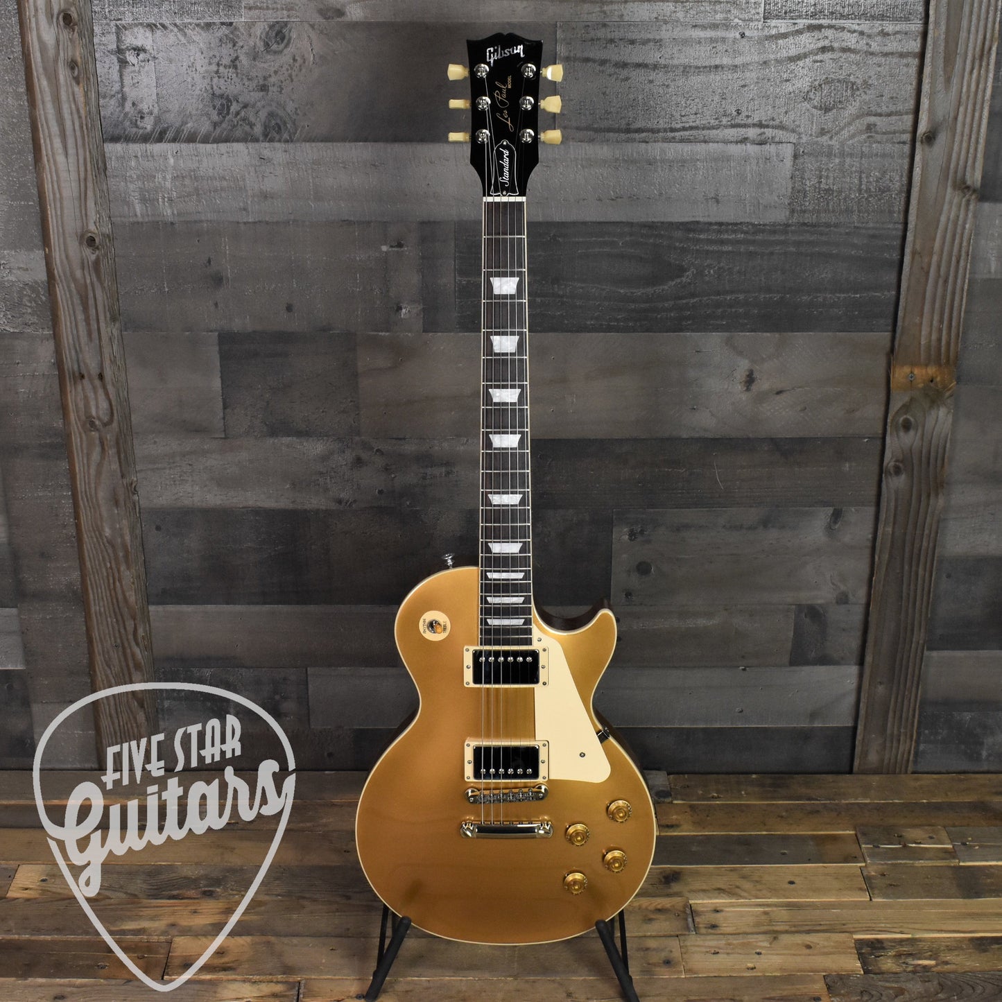 Pre-Owned Gibson Les Paul Standard '50s - Gold Top with Hard Shell Case SN: 0279