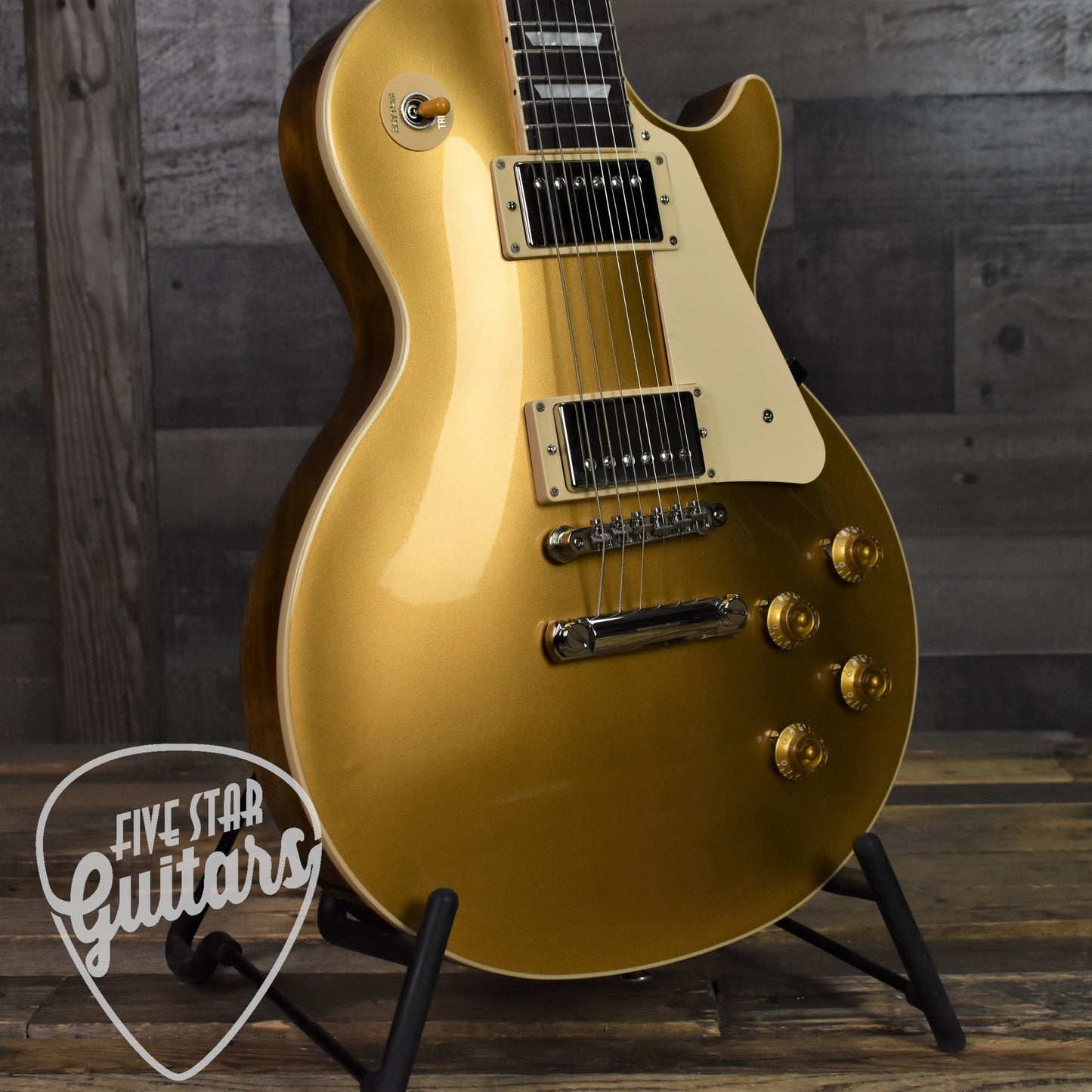 Pre-Owned Gibson Les Paul Standard '50s - Gold Top with Hard Shell Case SN: 0279